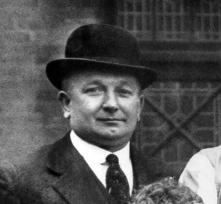 Fußball, Trainerhistorie, FC Arsenal Trainer Herbert Chapman (Arsenal) -  Fußball Herren English First Division 1930 1931, 1. Englische Liga, Arsenal FC London Porträt Aufnahmedatum geschätzt London