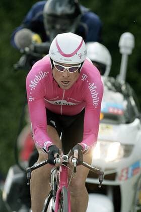 Jan Ullrich (Deutschland T Mobile) Radsport Herren Tour de Suisse 2005, Straßenradsport, Straße, Rad, ProTour, Zeitfahren, Einzelzeitfahren Einzelbild 2. Etappe: Weinfelden