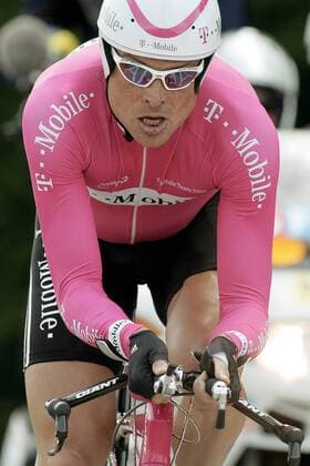 Jan Ullrich (Deutschland T Mobile) Radsport Herren Tour de Suisse 2005, Straßenradsport, Straße, Rad, ProTour, Zeitfahren, Einzelzeitfahren Einzelbild 2. Etappe: Weinfelden