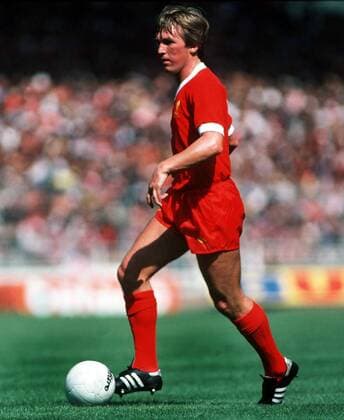 Kenny Dalglish (Liverpool) am Ball -  Fußball Herren English First Division 1979 1980, 1. Englische Liga, Liverpool FC, Charity Shield Einzelbild London
