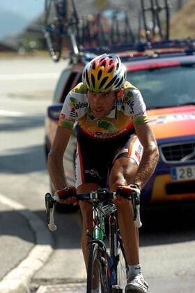 Pablo Lastras (Spanien Illes Balears Banesto) -  Radsport Herren Tour de Suisse 2005, ProTour, Straßenradsport, Straße, Rad, Vdig Einzelbild 8. Etappe: Lenk- Verbier