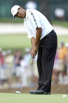 Michael Campbell (Neuseeland) - Put - (Icon7170015) Golf Herren US Open 2005, PGA Tour, Golfen Einzelbild Pinehurst EDITORIAL USE ONLY