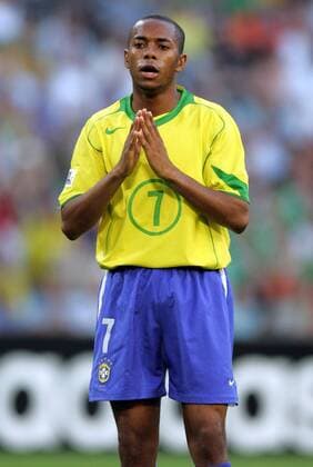 Robinho (Brasilien) bittet um höheren Beistand Fußball Länderspiel Herren Confederations Cup 2005, Confederationscup, Konföderationencup, Konföderationen, Länderspiel Einzelbild Hannover Verzweiflung