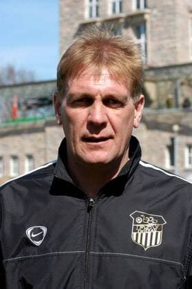 Trainer Uwe Ferl (Zwickau) Fußball Herren NOFV Oberliga Süd 2005 2006, Präsentation, Vorstellung, Pressetermin, Porträttermin Porträt Zwickau