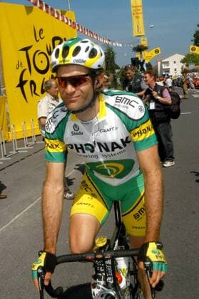 Santiago Botero (Kolumbien Phonak) -  Radsport Herren Tour de France 2005, ProTour, Straßenradsport, Straße, Rad, Vdig Einzelbild 2. Etappe: Challans - Les Essarts