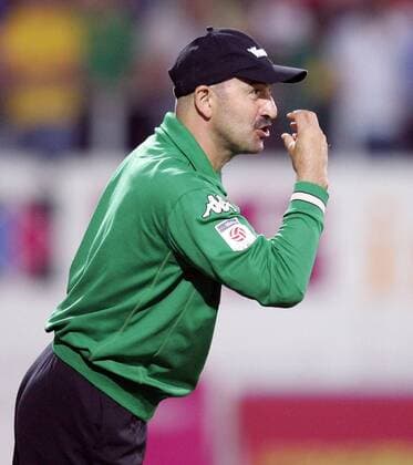 Trainer Stanislav Cherchessov (Tirol) gibt Anweisungen Fußball Herren tmobileBundesliga 2005 2006, Österreichische Liga, FC Wacker Tirol Einzelbild Ried