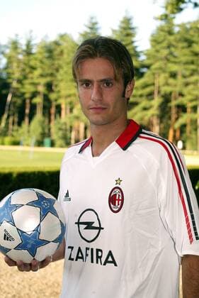 Neuzugang Alberto Gilardino (Milan) Fußball Herren Serie A 2005 2006, 1. Italienische Liga, Vorstellung, Präsentation, Pressetermin, AC Mailand Einzelbild Mailand