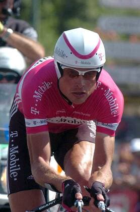 Jan Ullrich (Deutschland T Mobile) - Einzelzeitfahren -  Radsport Herren Tour de France 2005, ProTour, Straßenradsport, Straße, Rad, Zeitfahren, Einzelzeitfahren Einzelbild 20. Etappe: Saint Etienne
