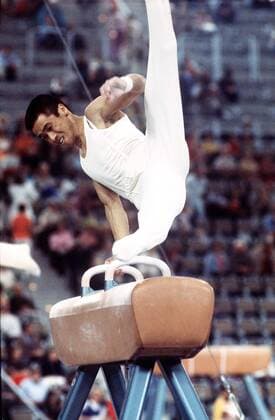 Sawao Kato (Japan) - Seitpferd Turnen OS Sommer Herren Olympische Sommerspiele 1972, Olympia, Olympiade, Spiele, Geräteturnen, Kunstturnen, Vdia Einzelbild München Dynamik,