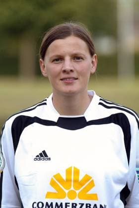 Pia Wunderlich (1. FFC Frankfurt) Fußball 1. BL Damen Saison 2005 2006, Vorstellung, Präsentation, Pressetermin, Porträttermin, Frauen, Frauenfußball Porträt Frankfurt M.