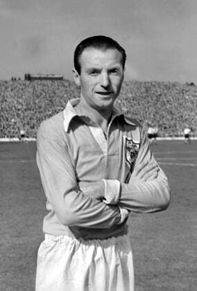 Stanley Matthews (Blackpool) -  Fußball Herren English First Division 1947 1948, 1. Englische Liga, FC Blackpool Einzelbild Blackpool