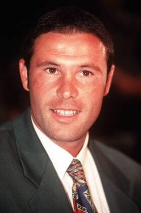 Jean Marc Bosman (Belgien) während seines Prozesses vor dem Europäischen Gerichtshof -  Fußball Herren Gerichtsverhandlung 1995, Gericht, Justiz, Urteil, Urteilsverkündung, Verhandlung Porträt Bosmanurteil, Gerichtsentscheidung Luxemburg
