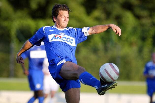 Ante Covic (Hertha II) zieht ab Fußball Herren Regionalliga Nord 2005 2006, 3. Liga, Hertha BSC Berlin Amateure, Amat., A. Einzelbild Berlin Dynamik,