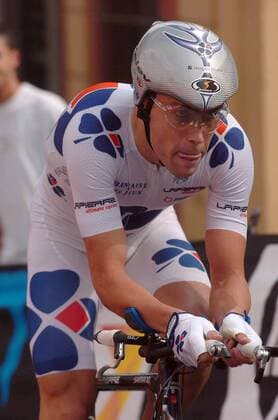 Bradley McGee (Australien FDJeux.com) - Einzelzeitfahren -  Radsport Herren Vuelta a Espana 2005, Spanienrundfahrt, ProTour, Straßenradsport, Straße, Rad, Prolog Einzelbild 1. Etappe: Granada - La Alhambra
