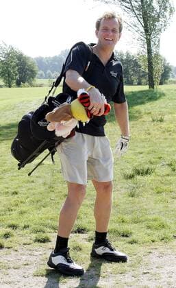 Securitychef Thomas Pütz (Deutschland) nimmt am RBU Charity Golfturnier 2005 teil Golf Herren RBU Charity Golfturnier von Franz Beckenbauers Stiftung 2005, Golf, Golfen, Wohltätigkeit, Benefiz Einzelbild St. Leon Rot