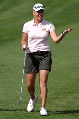 Emilee Klein (USA) ratlos - (Icon9818875) Golf Damen State Farm Classic 2005, LPGA Tour, Golfen, Frauen, Frauengolf Einzelbild Springfield EDITORIAL USE ONLY