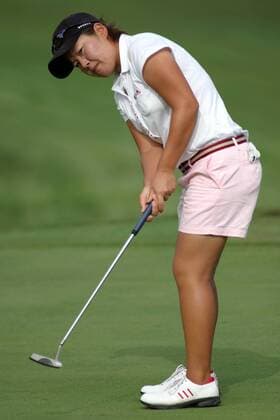 Young Jo (Südkorea) - Put - (Icon9818884) Golf Damen State Farm Classic 2005, LPGA Tour, Golfen, Frauen, Frauengolf Einzelbild Springfield EDITORIAL USE ONLY