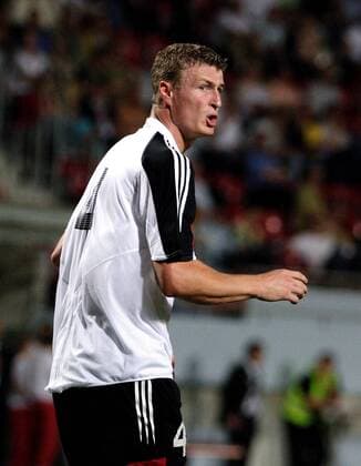 Robert Huth (Deutschland U21) Fußball Länderspiel Herren U 21 Europameisterschaftsqualifikation 2005, Qualifikation, Länderspiel, Einzelbild Mainz