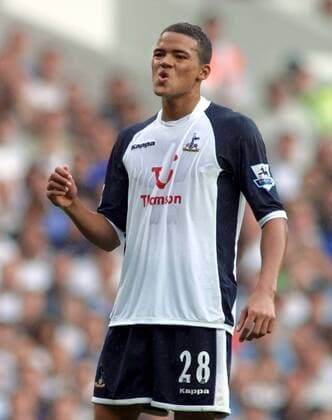 Jermaine Jenas (Tottenham Hotspur) enttäuscht -  Fußball Herren English Premier League 2005 2006, 1. Englische Liga, Tottenham Hotspur, Hotspurs, Spurs, Vdig Einzelbild London Enttäuschung,