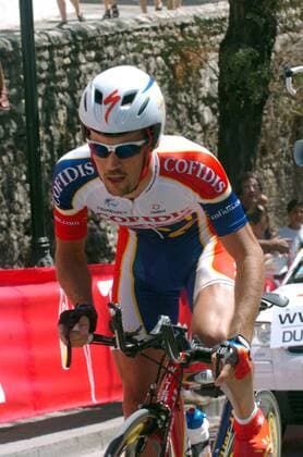Herve Duclos Lassalle (Frankreich Cofidis) - Einzelzeitfahren -  Radsport Herren Vuelta a Espana 2005, Spanienrundfahrt, ProTour, Straßenradsport, Straße, Rad, Prolog Einzelbild 1. Etappe: Granada - La Alhambra