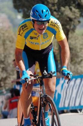 Yaroslav Popovych (Ukraine) -  Radsport WM Herren Weltmeisterschaft 2005, Straßenradsport, Straße, Rad, Zeitfahren, Einzelzeitfahren, Vdig Einzelbild Madrid