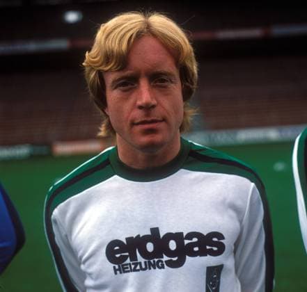 Winfried Schäfer (Gladbach) Fußball 1. BL Herren Saison 1979 1980, Borussia Mönchengladbach, Vorstellung, Präsentation, Pressetermin, Porträttermin Porträt Mönchengladbach