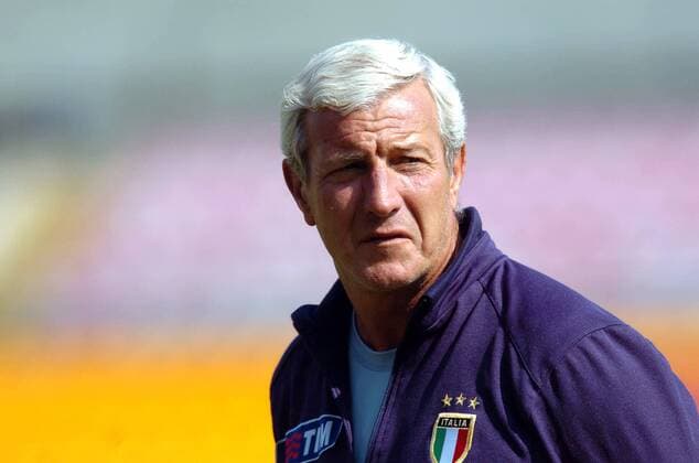 Nationaltrainer Marcello Lippi (Italien) -  Fußball Herren Nationalmannschaft 2005, Nationalteam, Training, Vdig Porträt Lecce