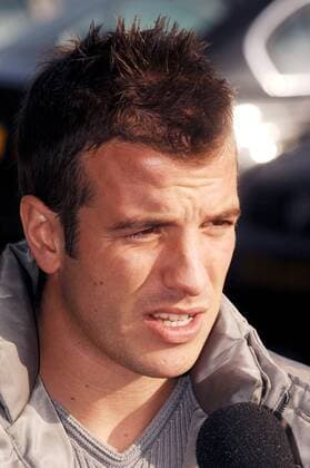 Rafael van der Vaart (Niederlande)im Interview bei seiner Ankunft in Noordwijk -  Fußball Herren Nationalmannschaft 2005, Nationalteam Einzelbild Noordwijk