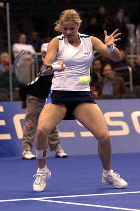 Kim Clijsters (Belgien) - Vorhand - (Icon4033229) Tennis WM Damen Weltmeisterschaft 2005, WTA Masters Tour, Championship, Indoor Hallentennis Einzelbild Los Angeles, LA, L A Dynamik, EDITORIAL USE ONLY