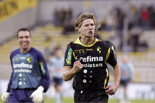 Tony Vairelles (Lierse) - Torjubel -  Fußball Herren Belgischer Pokal 2005 2006, Pokalspiel, Jupiler Ligue, 1. Belgische Liga, Lierse SK Einzelbild Lier Freude,