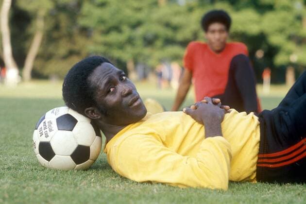 Jean Claude Desir (Haiti) Fußball WM Herren Vorschau Weltmeisterschaft 1974, Nationalmannschaft, Nationalteam, Vdia Einzelbild Gruppe 4