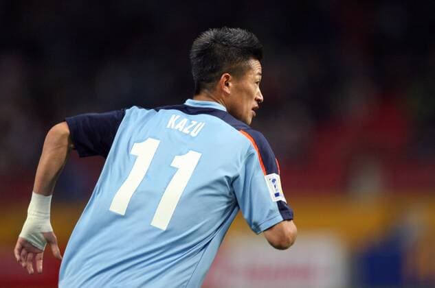Kazuyoshi Miura (Sidney FC Australien) -  Fußball WM Herren FIFA Klub Weltmeisterschaft 2005, Club World Championship, Toyota Cup, Klubweltmeisterschaft Einzelbild aflo1040 Toyota, Kazu