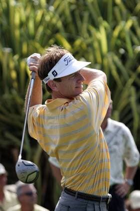 Brad Faxon (USA) schaut seinem Abschlag hinterher - (Icon7742793) Golf Herren Mercedes Championship 2006, PGA Tour, Golfen Einzelbild Kapalua Hawaii EDITORIAL USE ONLY