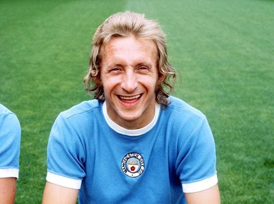 Denis Law (Manchester City) -  Fußball Herren English First Division 1973 1974, One, 1. Englische Liga, Manchester City Einzelbild Manchester