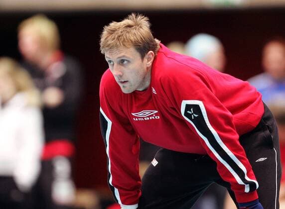 Torwart Steinar Ege (Norwegen) -  Handball Herren Nationalmannschaft 2006, Nationalteam, Training Einzelbild Drammen