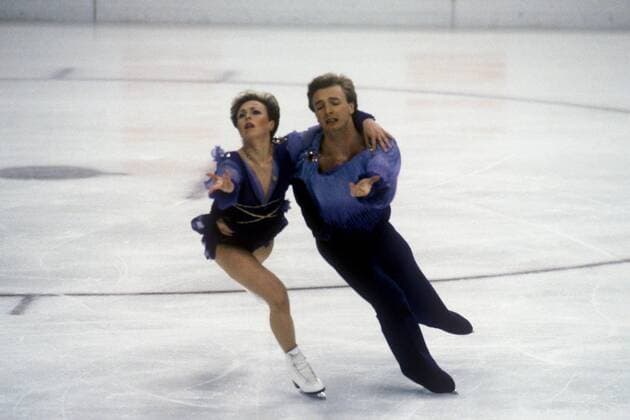 Christopher Dean und Jayne Torvill (beide Großbritannien) Eistanz OS Winter Olympische Spiele 1984, Winterspiele, Kür, Vdia Gruppe Sarajevo