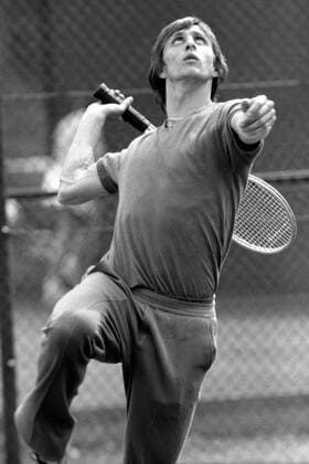 Johan Cruyff (Niederlande) - Aufschlag Fußball WM Herren Weltmeisterschaft 1974, Nationalmannschaft, Nationalteam Einzelbild Dynamik,