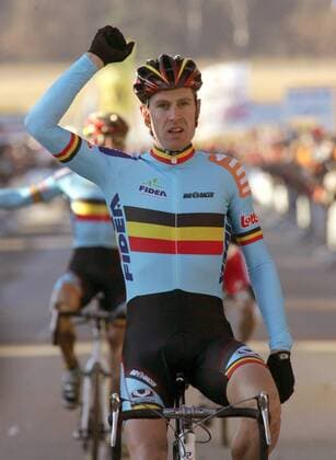 Erwin Vervecken (Belgien) gewinnt die UCI Cyclo Cross Weltmeisterschaft 2006 Radsport WM Herren UCI Cyclo Cross Weltmeisterschaft 2006, CycloCross, Crossrennen, Rad, Querfeldein, Querfeldeinfahren Einzelbild Zeddam Freude,