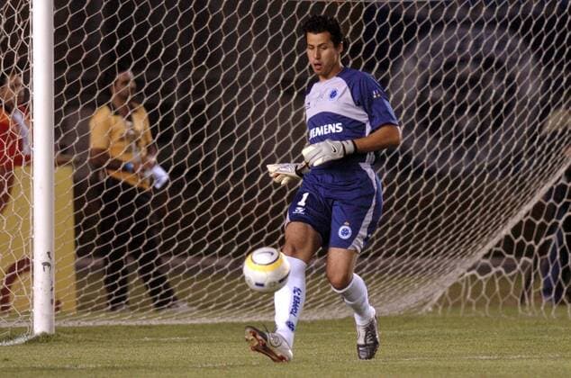 Torwart Fabio (Cruzeiro) - Abstoß Fußball Herren Serie A 2005, 1. Brasilianische Liga, Cruzeiro Belo Horizonte Einzelbild Belo Horizonte Dynamik,