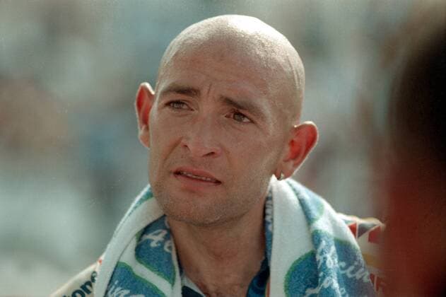 Marco Pantani (Italien Mercatone Uno) -  Radsport Herren Tour de France 1997, Straßenradsport, Straße, Rad, Vneg Porträt 15. Etappe: Courchevel - Morzine