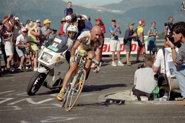 Marco Pantani (Italien Mercatone Uno) -  Radsport Herren Tour de France 1998, Straßenradsport, Straße, Rad, Vneg Gruppe 15. Etappe: Grenoble - Les Deux Alpes