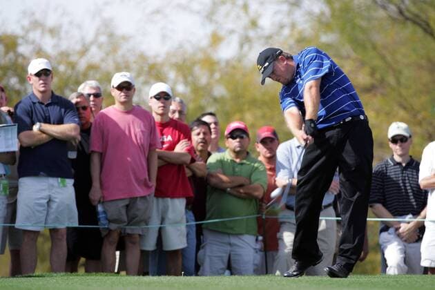 J.B. Holmes (USA) - Abschlag - (Icon7405778) Golf Herren FBR Open 2006, PGA Tour, Golfen Einzelbild John Scottsdale Dynamik, EDITORIAL USE ONLY