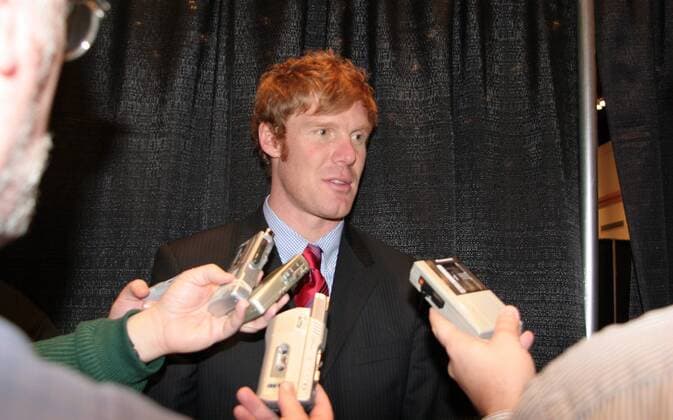 Präsident und General Manager Alexi Lalas (New York New Jersey Metro Stars) im Interview anläßlich des MLS SuperDraft 2006 - (Icon9180218) Fußball Herren MLS SuperDraft 2006, Major League Soccer, Super Draft, Auswahl Einzelbild Philadelphia EDITORIAL USE ONLY