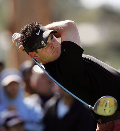Rory Sabbatini (Südafrika) - Abschlag - (Icon7405900) Golf Herren Nissan Open 2006, PGA Tour, Golfen Einzelbild Pacific Palisades EDITORIAL USE ONLY