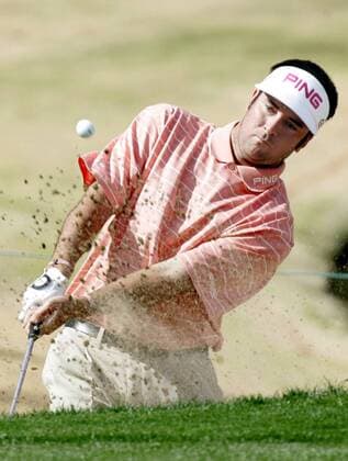 Bubba Watson (USA) - Bunkerspiel -  (tuc2006022602) Golf Herren Chrysler Classic of Tucson 2006, Classics, PGA Tour, Golfen Einzelbild Tucson Dynamik,