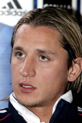 Philippe Mexes (Frankreich) während der Pressekonferenz Fußball Herren Nationalmannschaft 2006, Nationalteam, PK, Pressetermin, Vdig Porträt pan12917 Clairefontaine  
