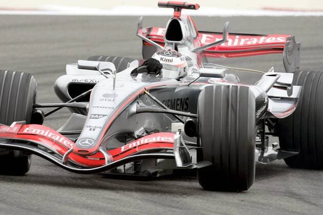 Kimi Räikkönen (Finnland McLaren Mercedes) in seinem Boliden Motorsport Grand Prix Herren Großer Preis von Bahrain 2006, Formel 1 Weltmeisterschaft, F1, F, GP, WM, Freies Training Einzelbild Bahrain International Circuit Manama, Sakhir