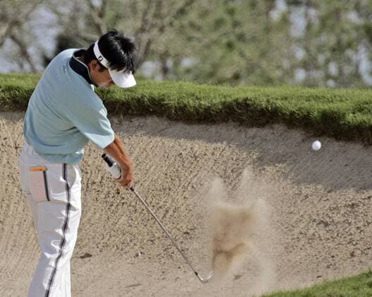 Kevin Na (Südkorea) - Bunkerspiel - (Icon5345002) Golf Herren The Honda Classic 2006, Classics, PGA Tour Einzelbild Palm Beach Gardens EDITORIAL USE ONLY