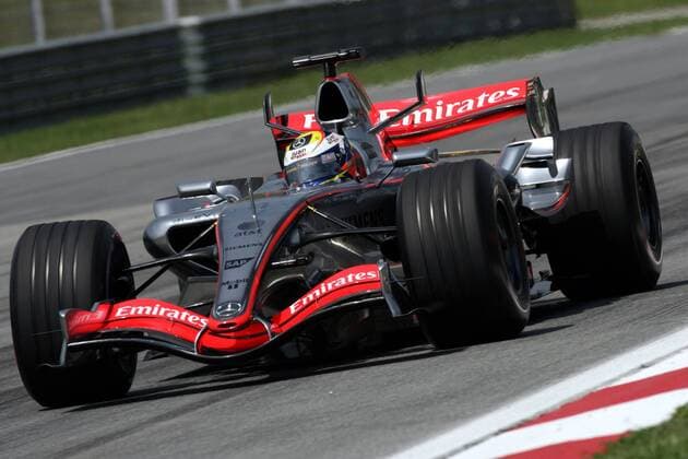 Juan Pablo Montoya (Kolumbien McLaren Mercedes) in seinem Boliden Motorsport Grand Prix Herren Großer Preis von Malaysia 2006, Formel 1 Weltmeisterschaft, F1, F, GP, WM, Qualifying Einzelbild Sepang Kuala Lumpur