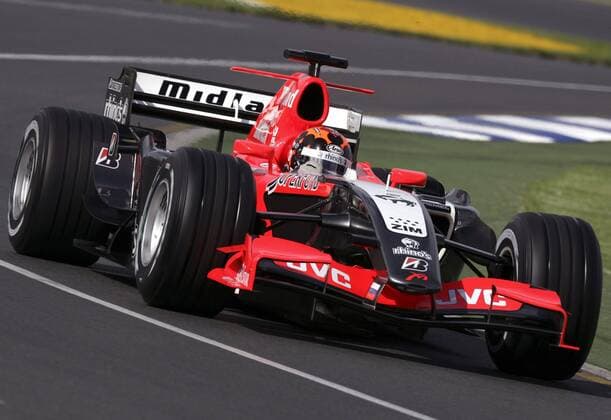 Christijan Albers (Niederlande MF1) in seinem Boliden Motorsport Grand Prix Herren Großer Preis von Australien 2006, Formel 1 Weltmeisterschaft, F1, F, GP, WM, Freies Training Einzelbild Albert Park Melbourne
